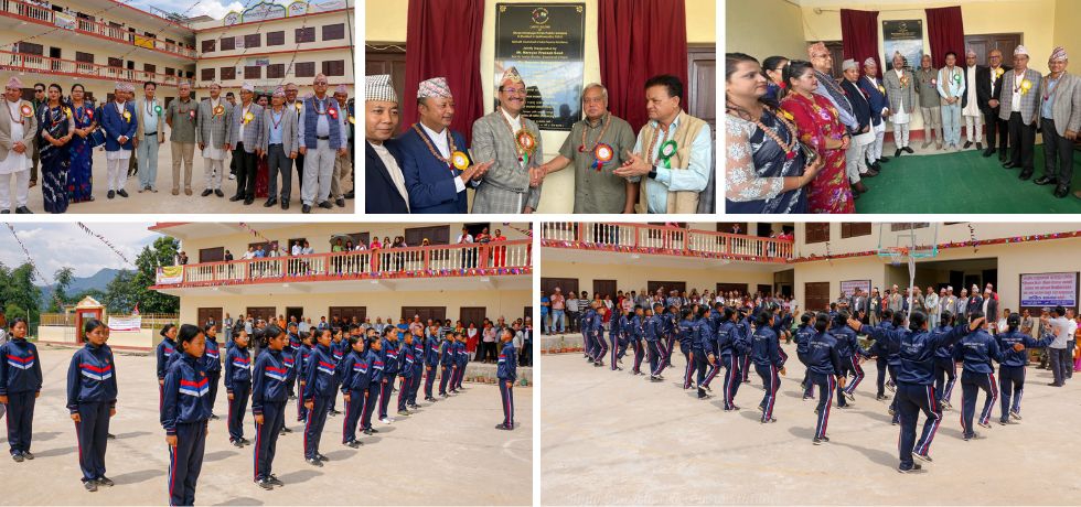 Inauguration of Himalaya Kiran Public Campus in Sankhuwasabha, Nepal (6 Sept 2023)